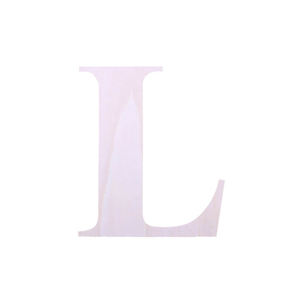 Wood Upercase Serif Letters 7in L