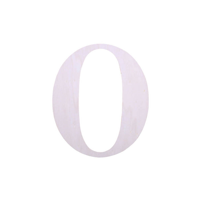 Wood Upercase Serif Letters 7in O