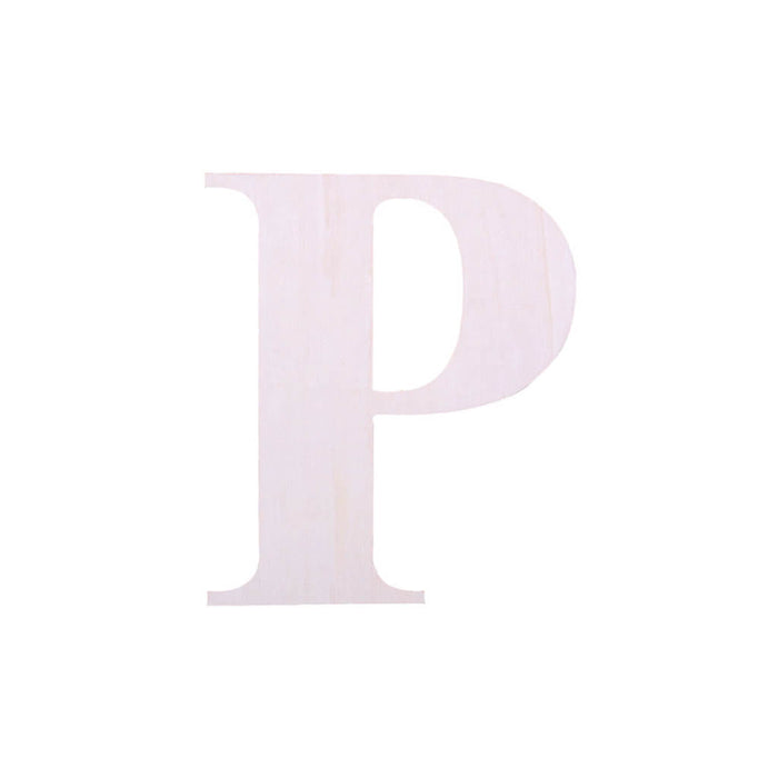 Wood Upercase Serif Letters 7in P