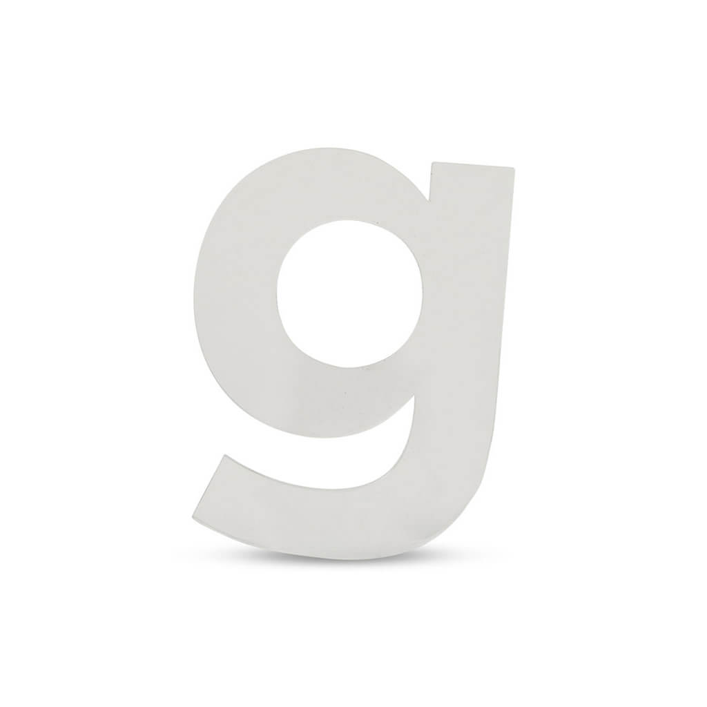 Acrylic Lower Sans Serif Letters G