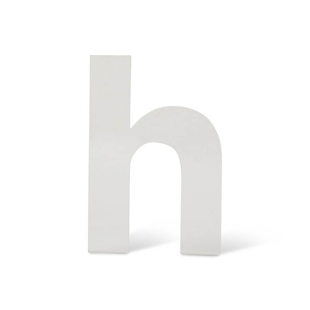 Acrylic Lower Sans Serif Letters H