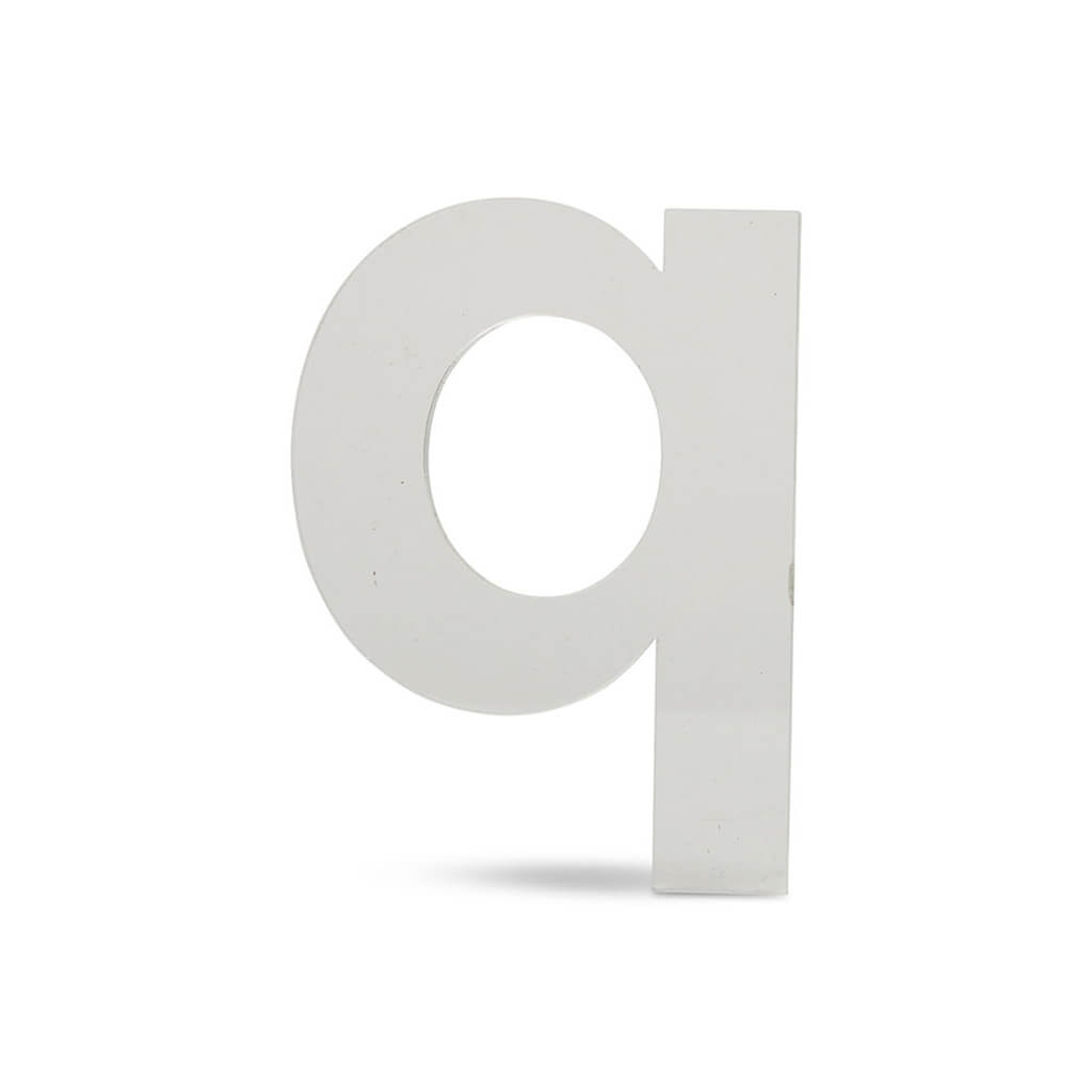 Acrylic Lower Sans Serif Letters Q