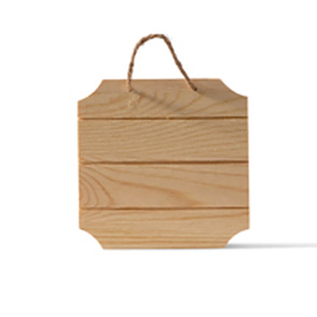 Cedar Look Square Wood Pallet 6in