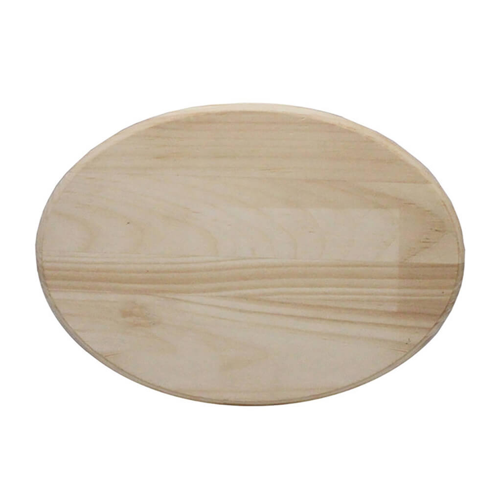 Oval Wooden Plaque