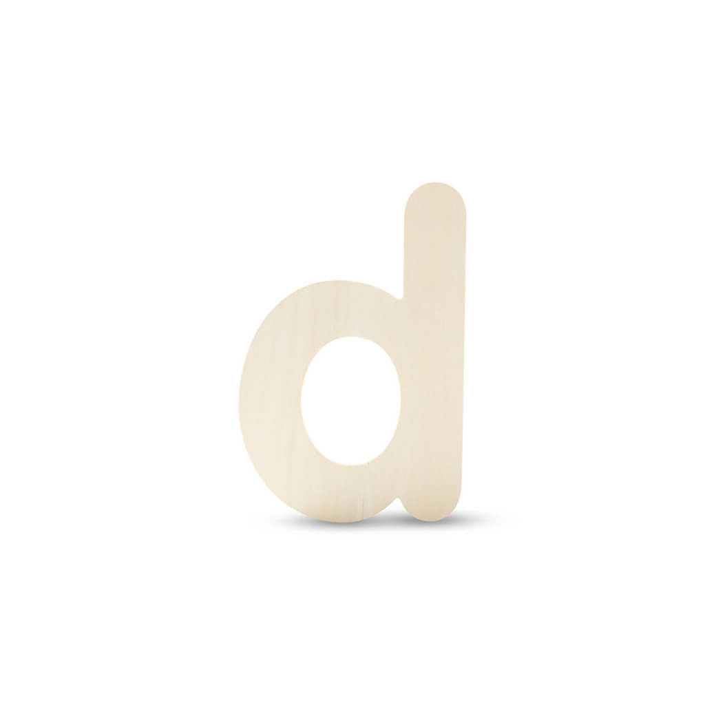 Rounded Lowercase Sans Serif D