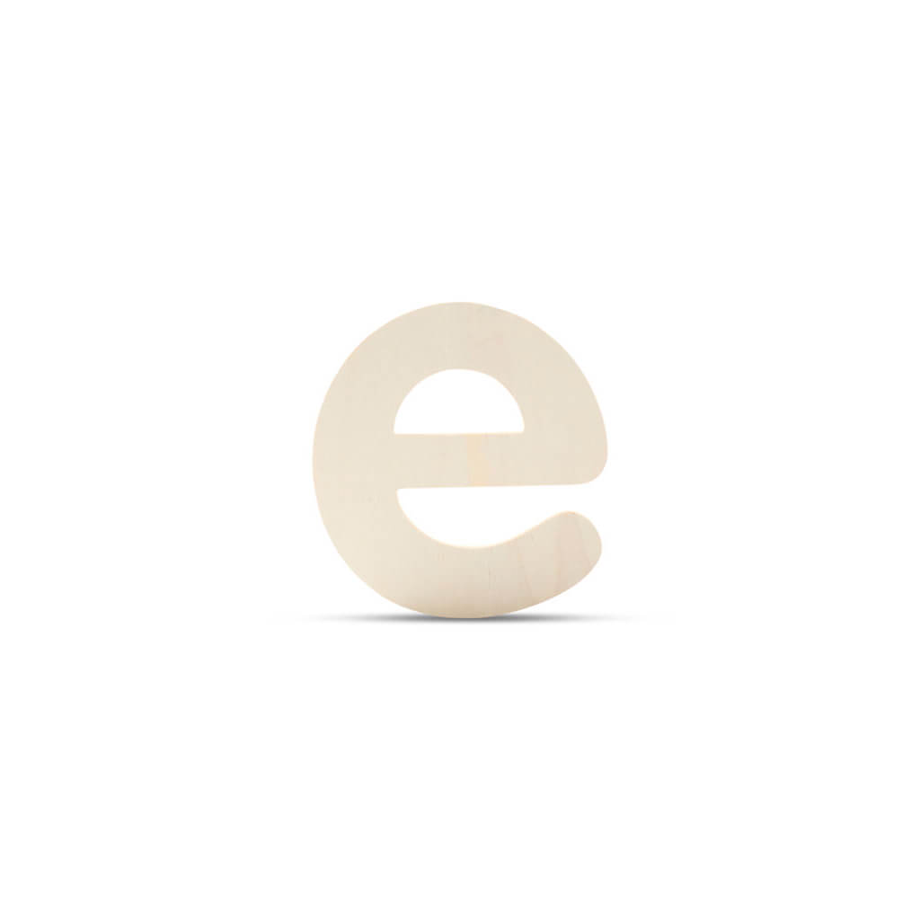 Rounded Lowercase Sans Serif E