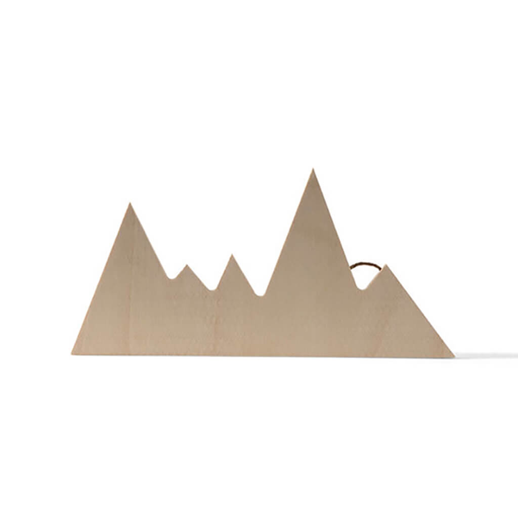 Mountain Cutout Wooden Shape