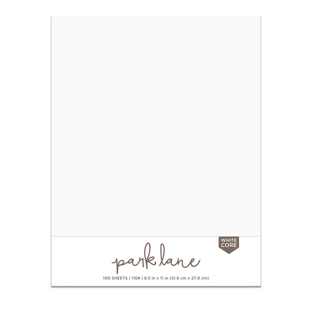 Smooth Cardstock Papers White 100pcs 8.5in x 11in