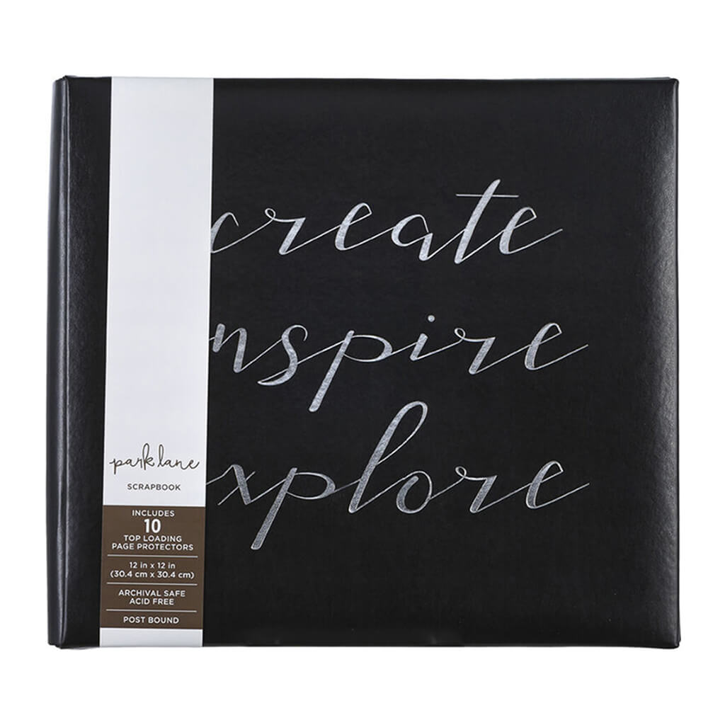 Scrapbook Album Create Inspire Explore, 12in x 12in