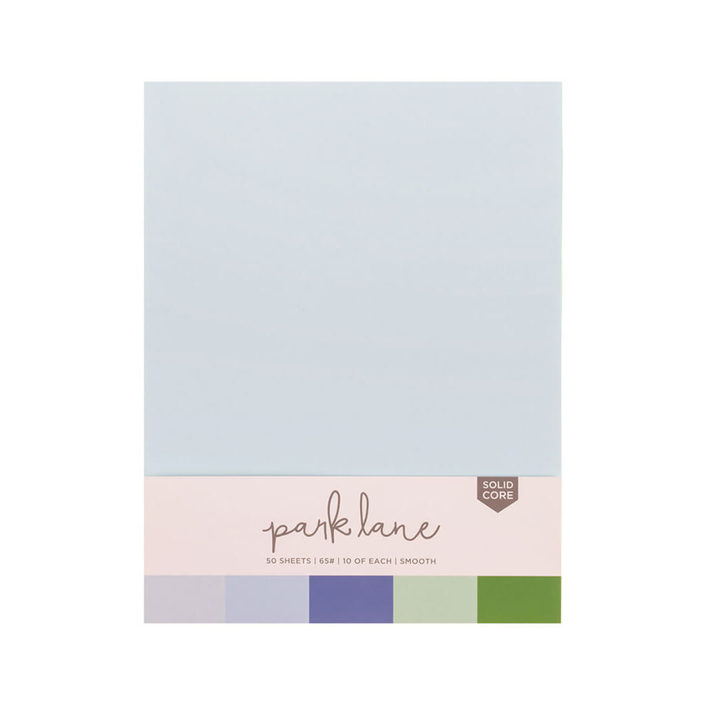 Solid Core Cardstock Papers Mint 50pc, 8.5in x 11in