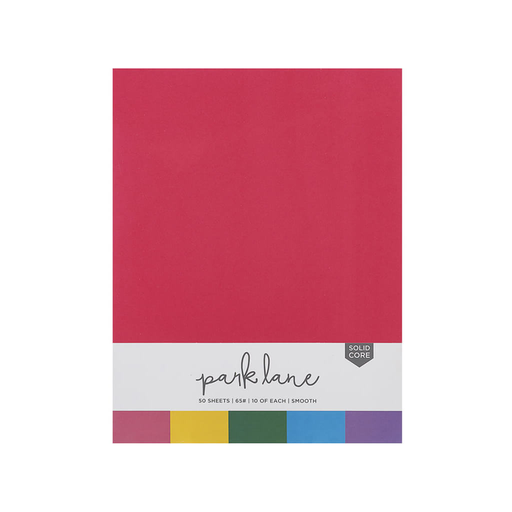 Solid Core Cardstock Papers Jewel 50pcs 8.5in x 11in