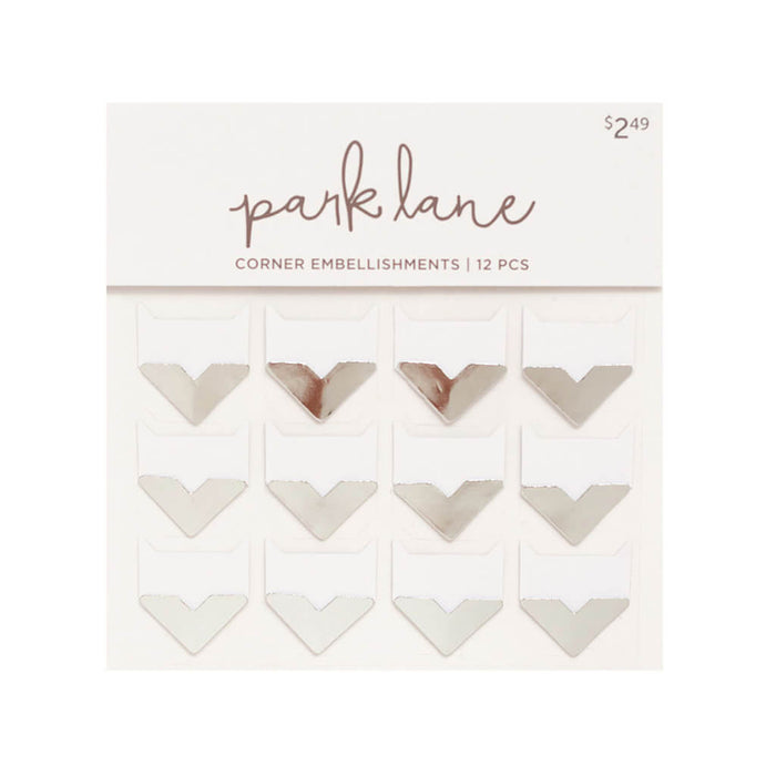 Photo Corner Embellishment Silver