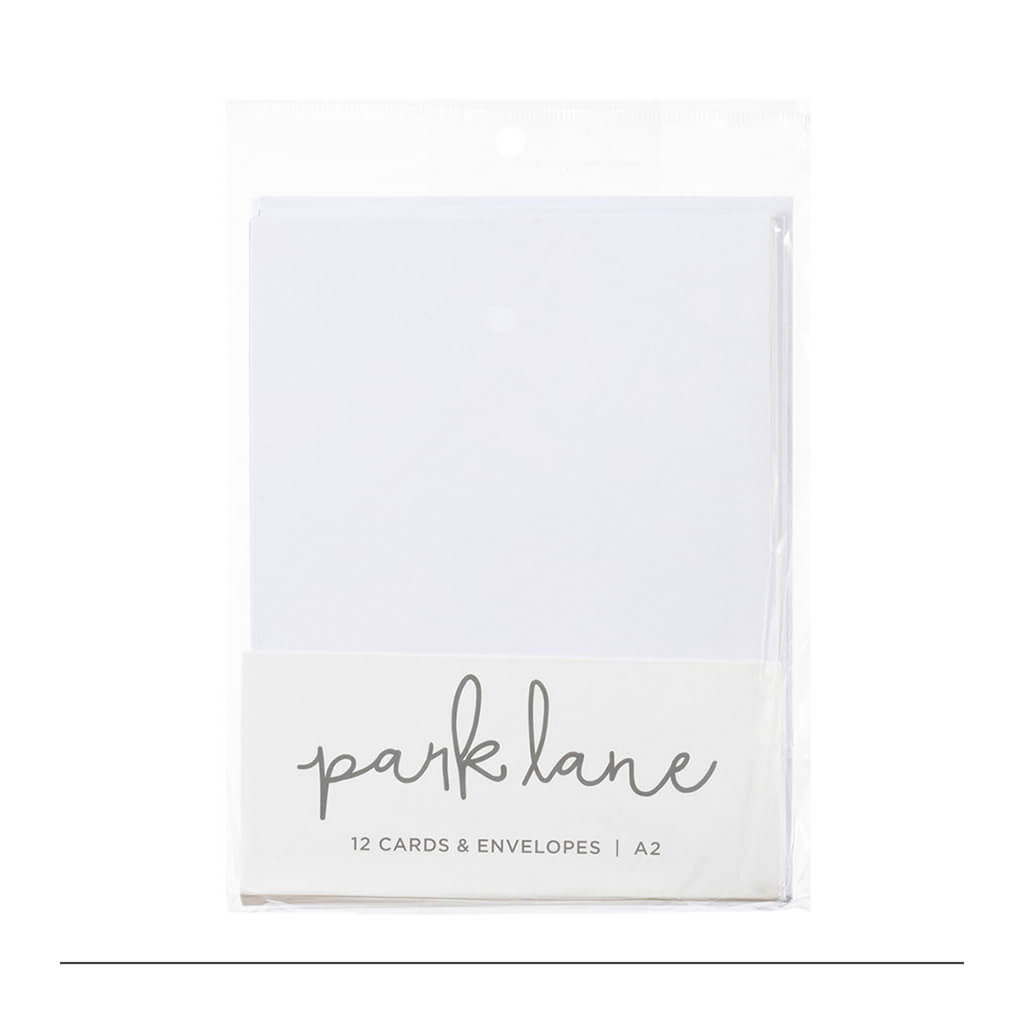 A2 White Cards and Envelopes, 12ct