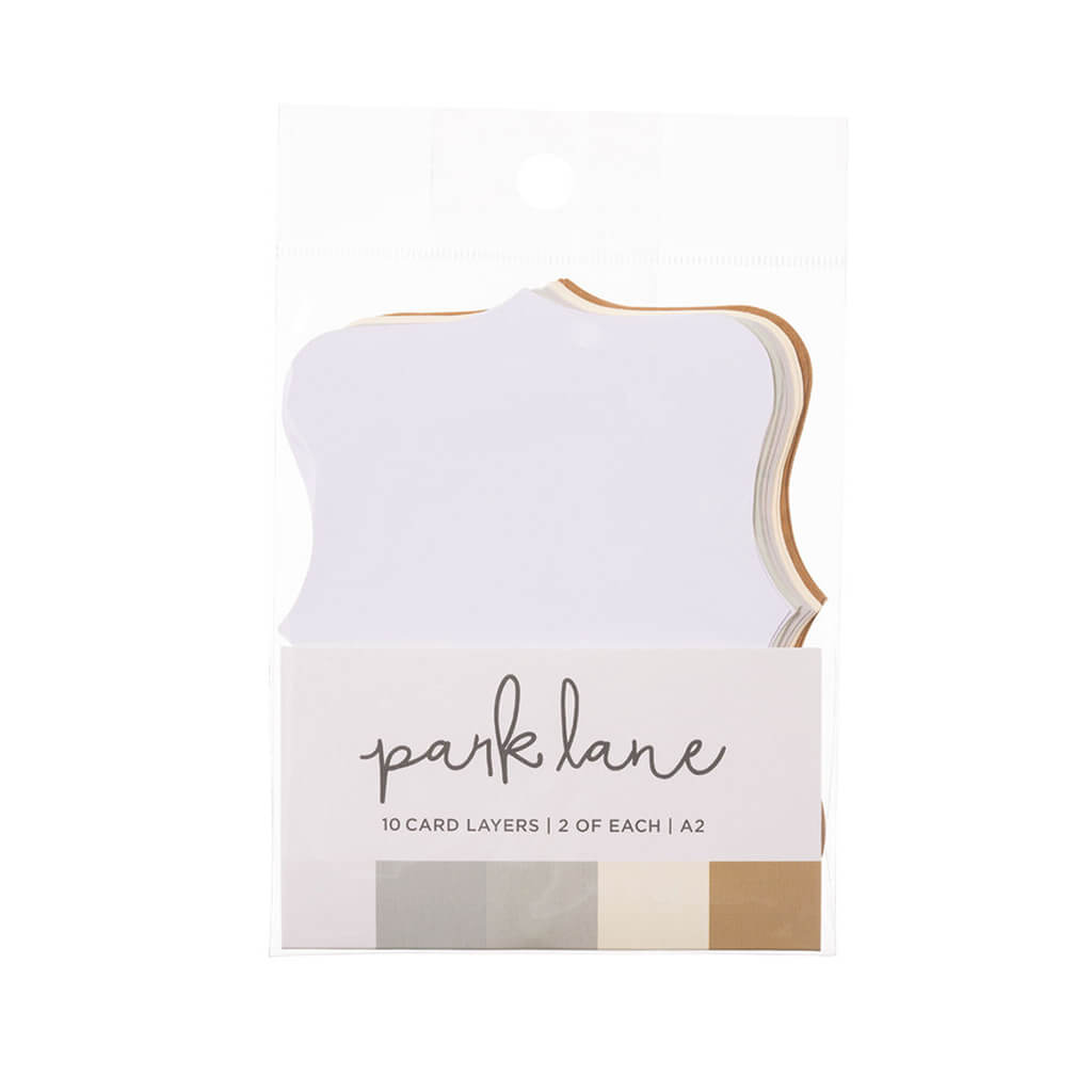 Park Lane A2 Cartouche Shaped Cards 10ct