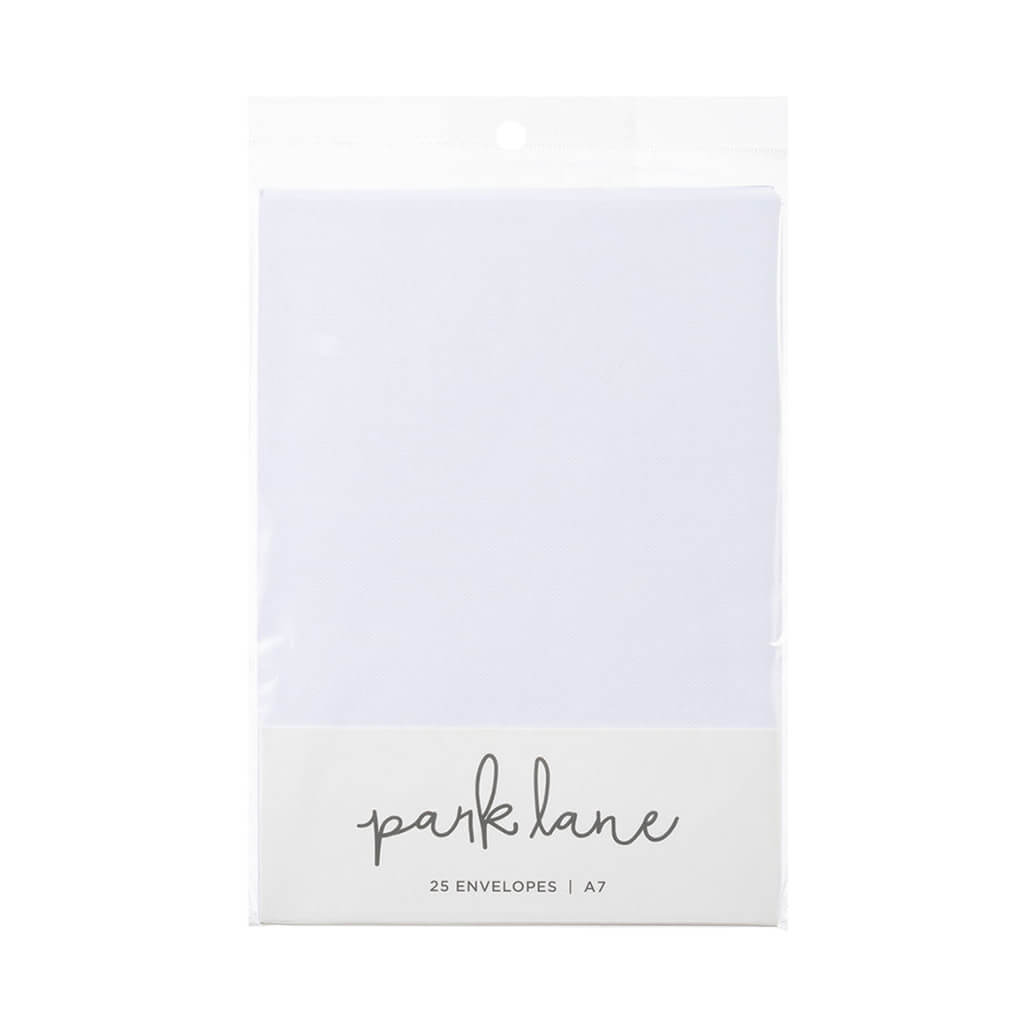 A7 Canvas White Cardstock Envelopes 25ct