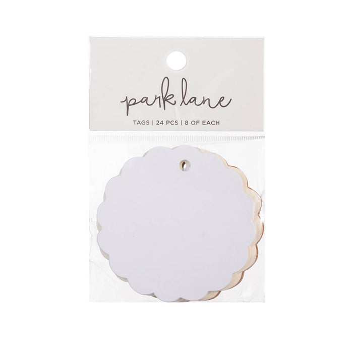 Scallop Tags Circle