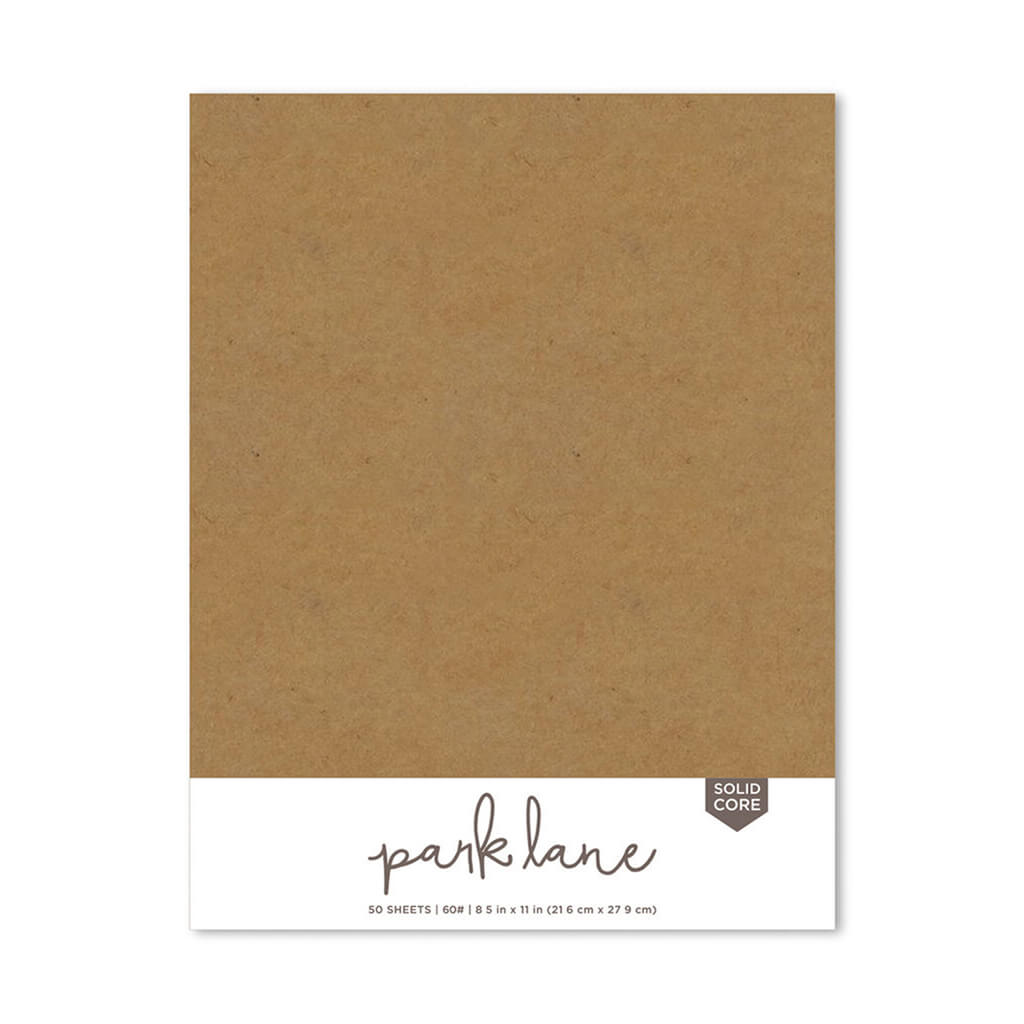 Park Lane Kraft Cardstock 8.5 x 11