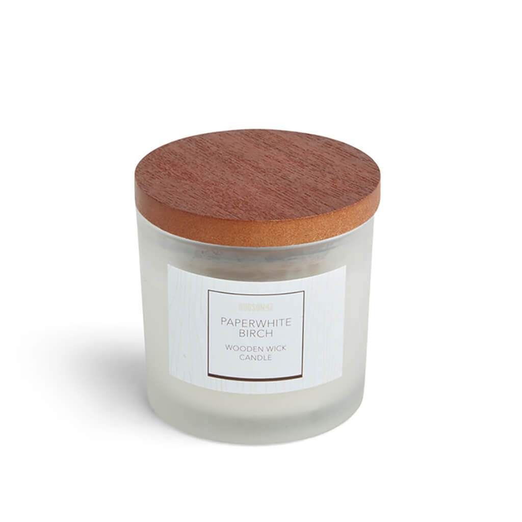 Paperwhite Birch Scented Wooden Wick Candle, 5oz