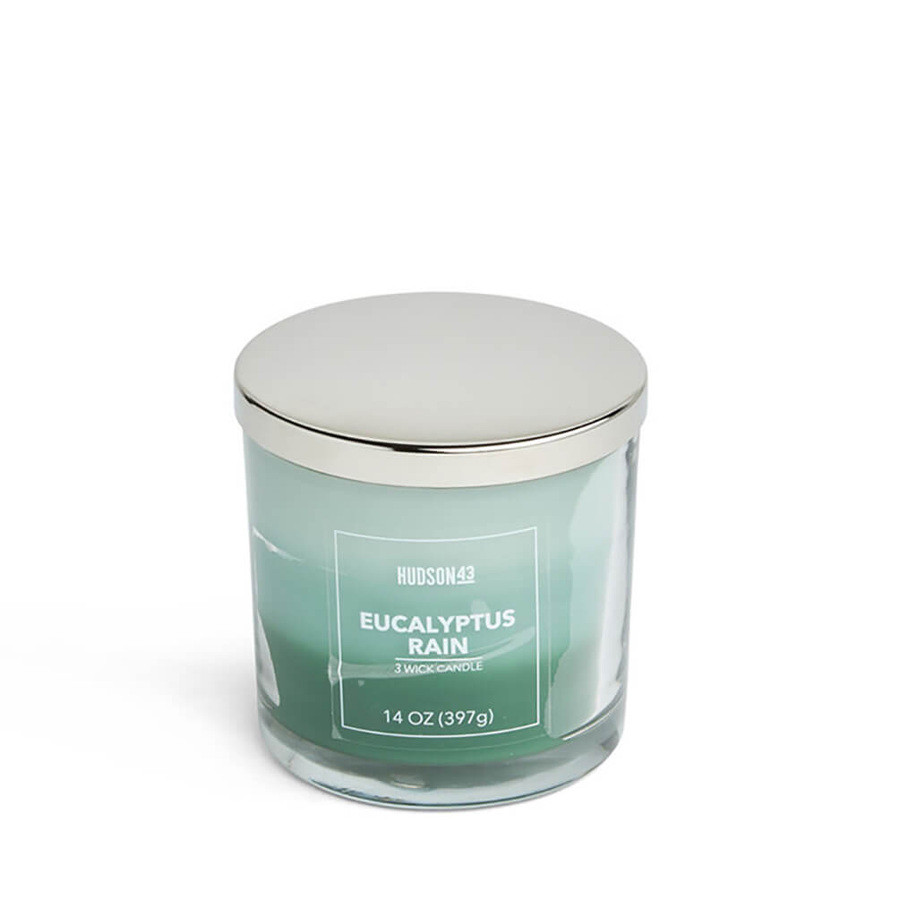 Eucalyptus Rain Scented Jar Candle, 14oz