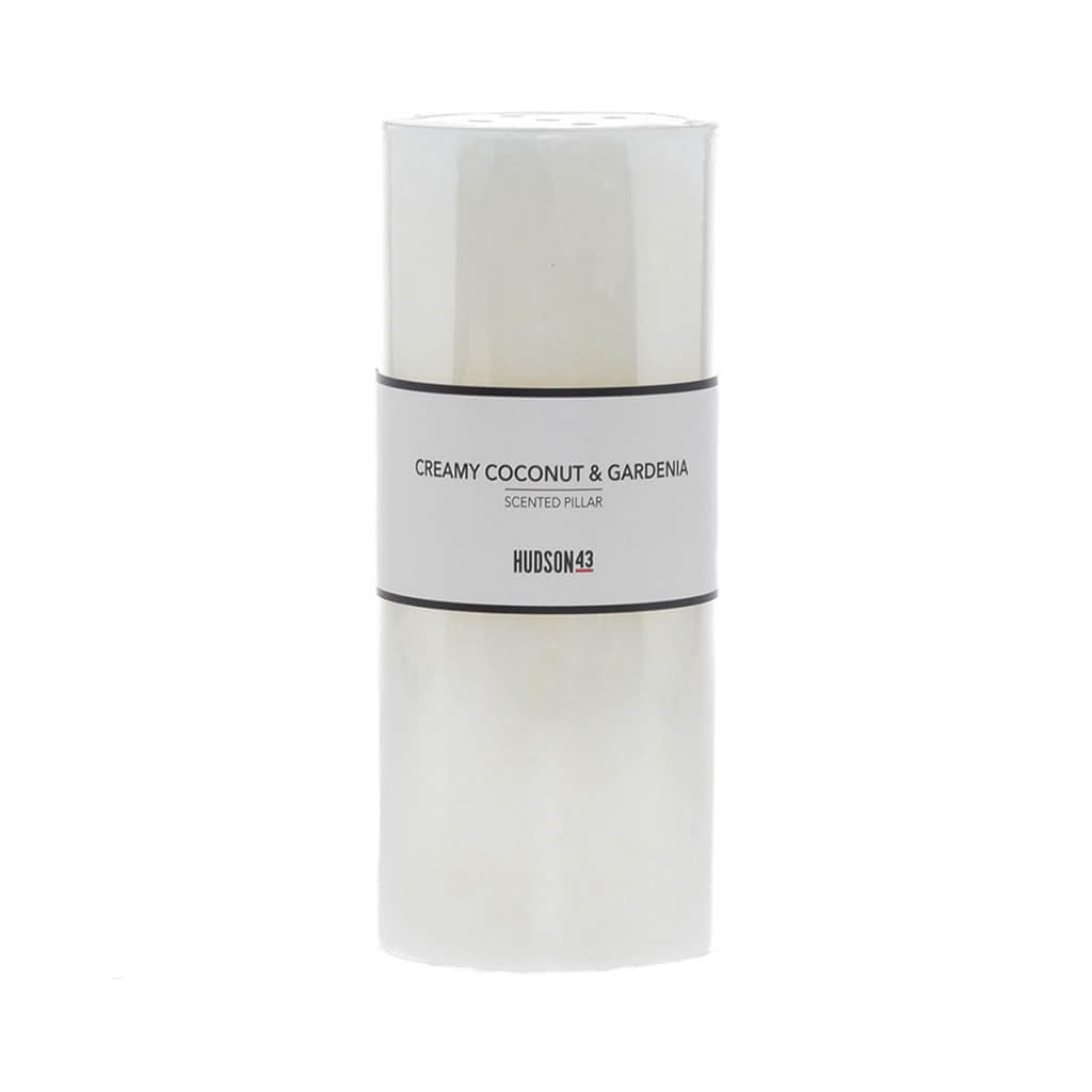 Coconut Scented Pillar, 3in x 6in