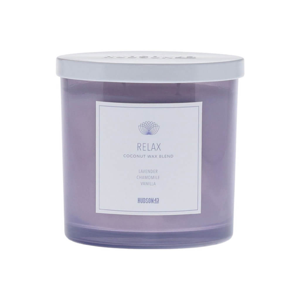 Relax Coconut Wax Blend Aromatherapy Jar Candle 13oz