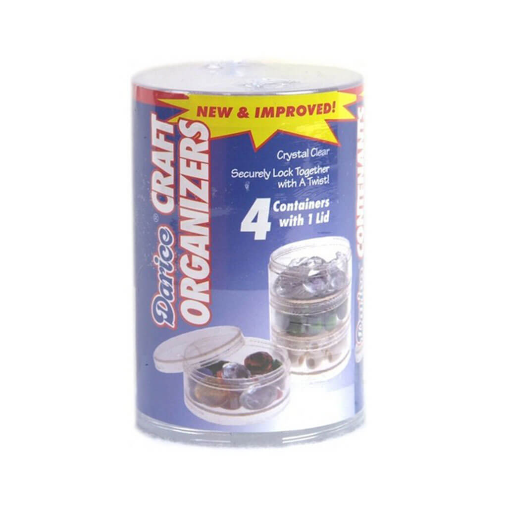 Round Mini Stackable Organizer, 4ct, 2.75in