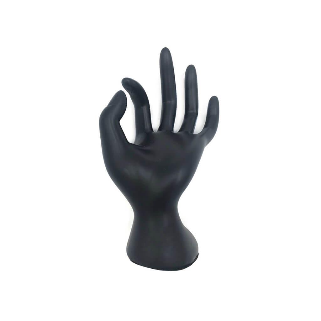 Hand Form Jewelry Display Black