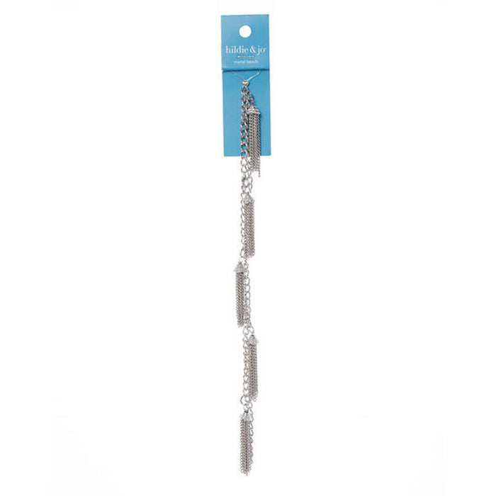Metal Tassel Bliss Beads Silver