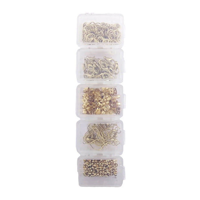 Gold Findings Starter Kit 779Pc