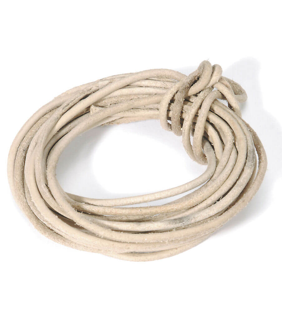 Natural Leather Cord 3yds