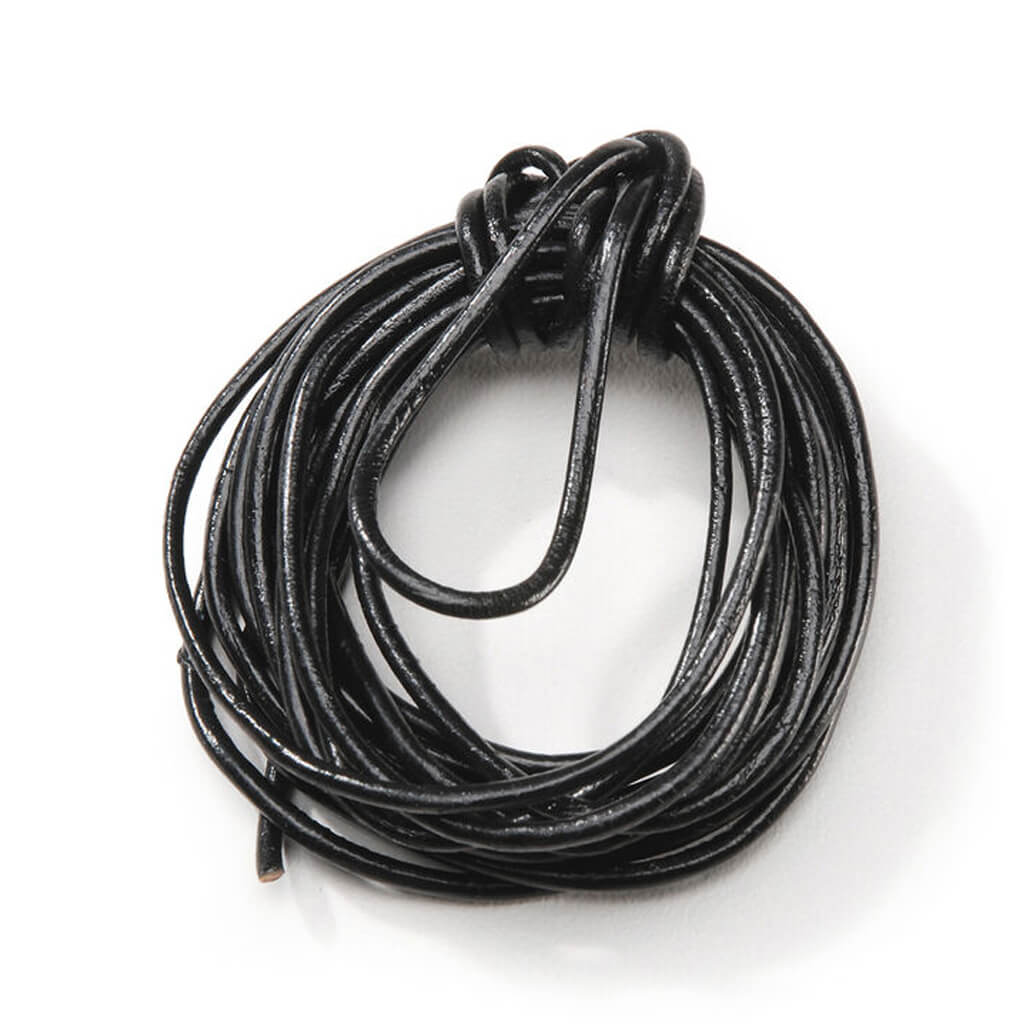 Black Leather Cord 3yds