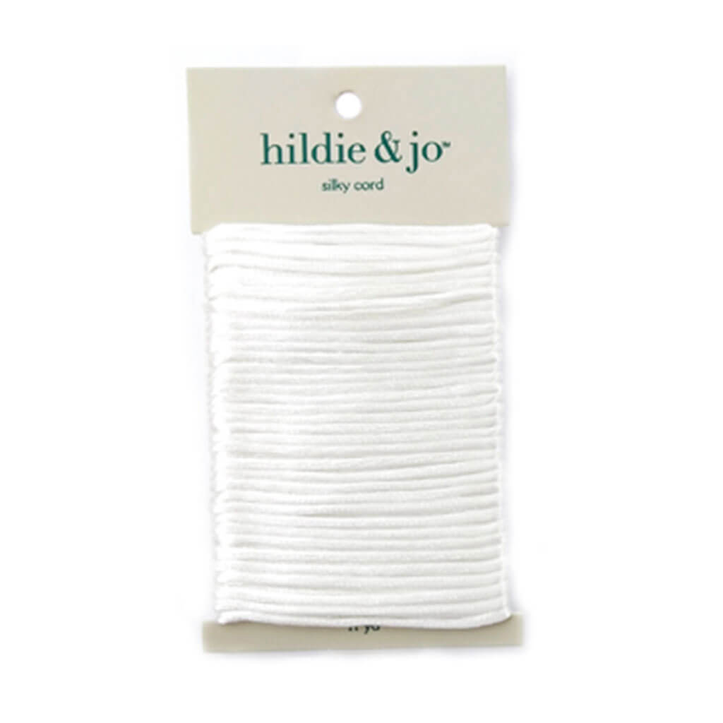 Silky Cord White, 11yd