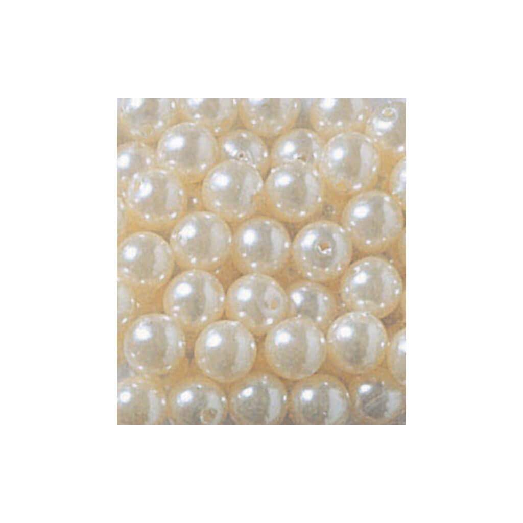 Pearl Beads White 15pk, 16mm