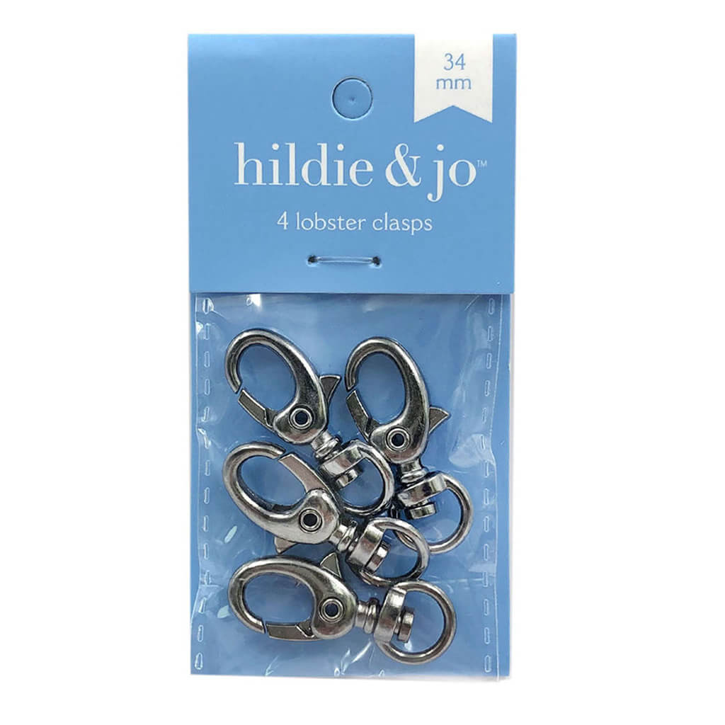 Swivel Lobster Clasps 4pk 34mm