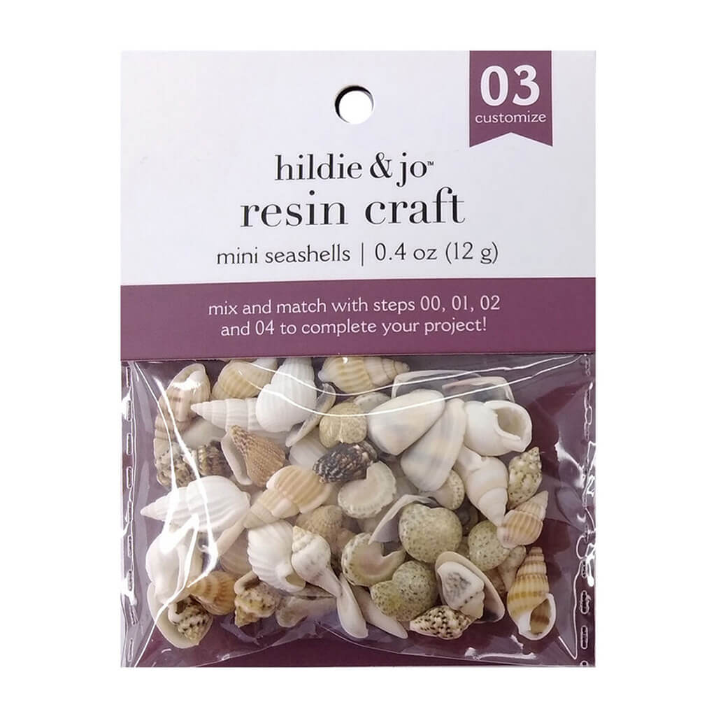 Resin Craft 0.4oz Mini Seashells