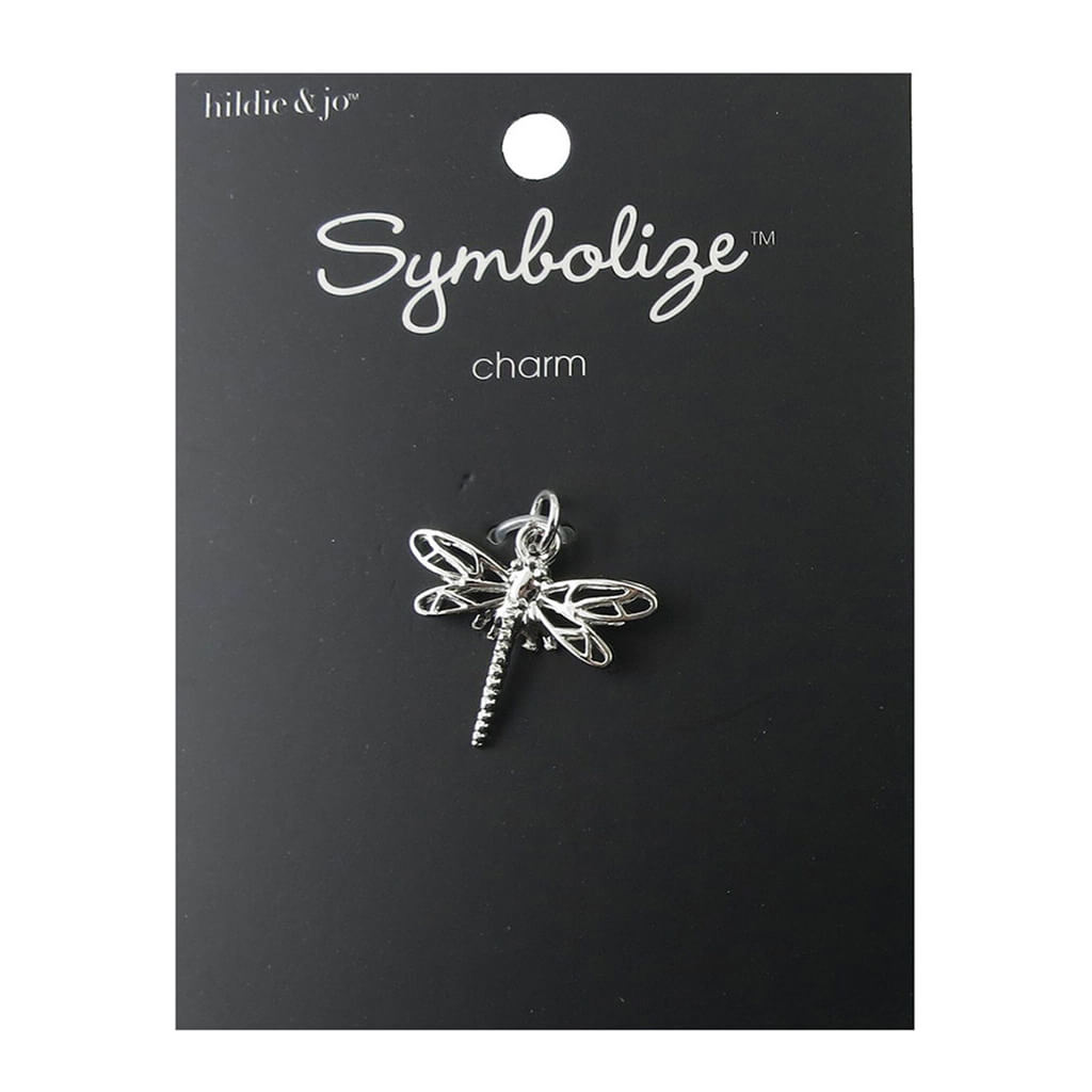 Symbolize Dragonfly Charm Silver