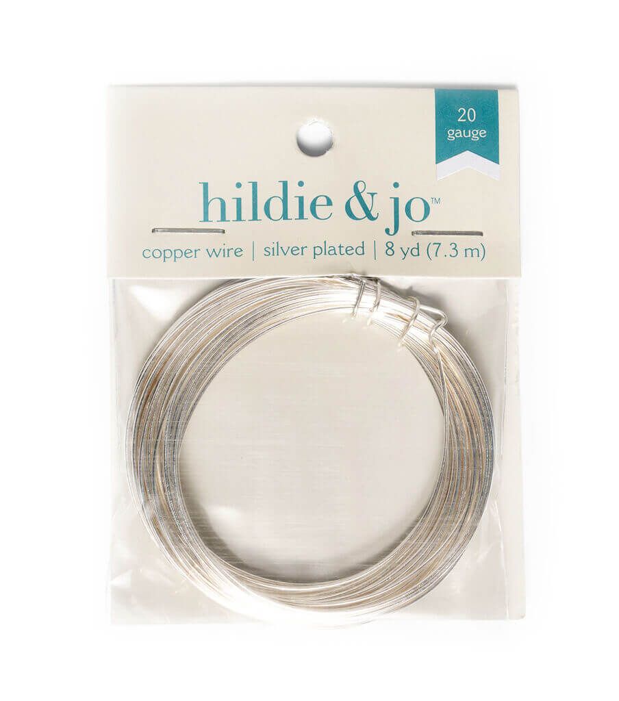 Silver Plated Copper Wire 20 Gauge 8yds