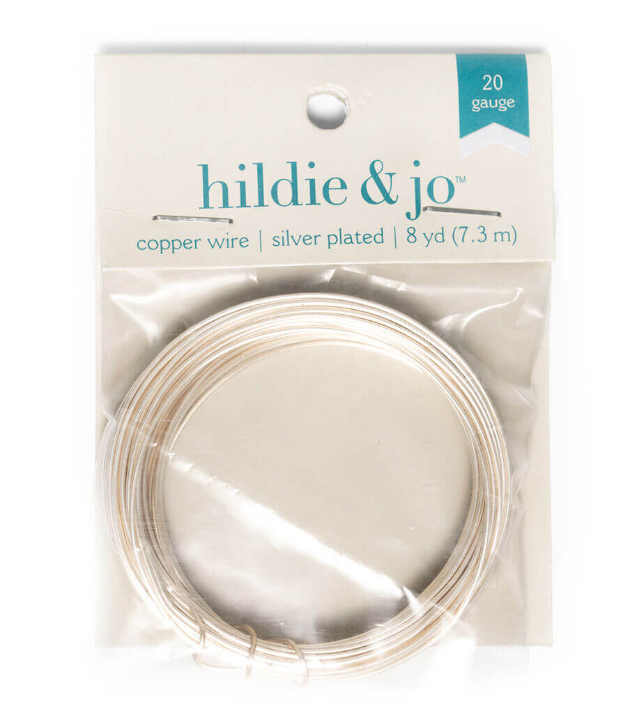 Silver Plated Copper Wire 20 Guage 8yds