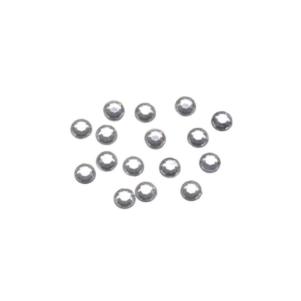 Stick On Rhinestones Black, 5mm