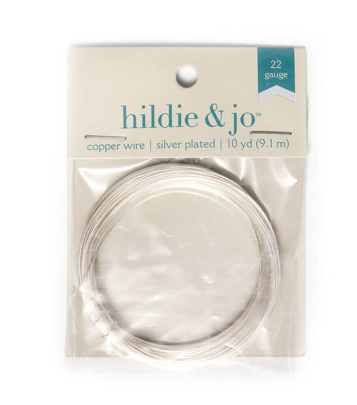 Silver Plated Copper Wire 22 Gauge 10yds