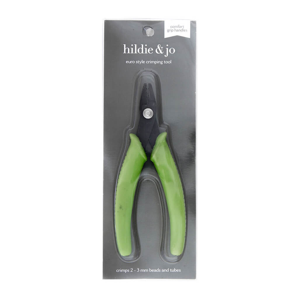 Euro Style Crimping Tool Light Green &amp; Black