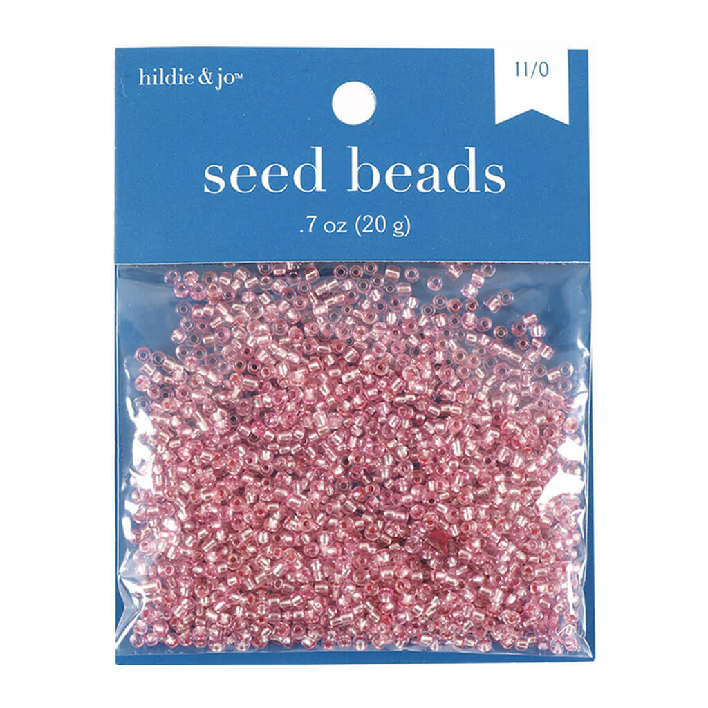 H. Pink Seed Bead 20G
