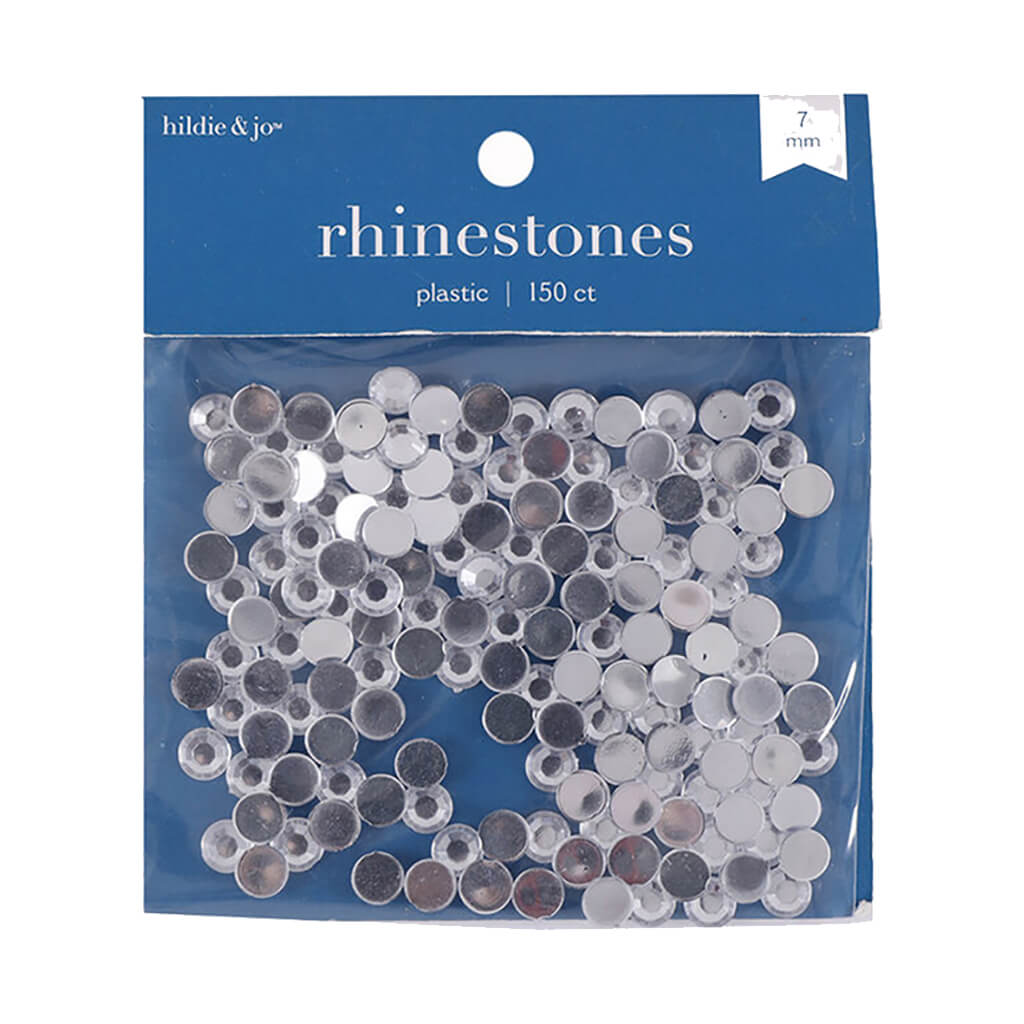 Round Crystal Rhinestone 150pk, 7mm