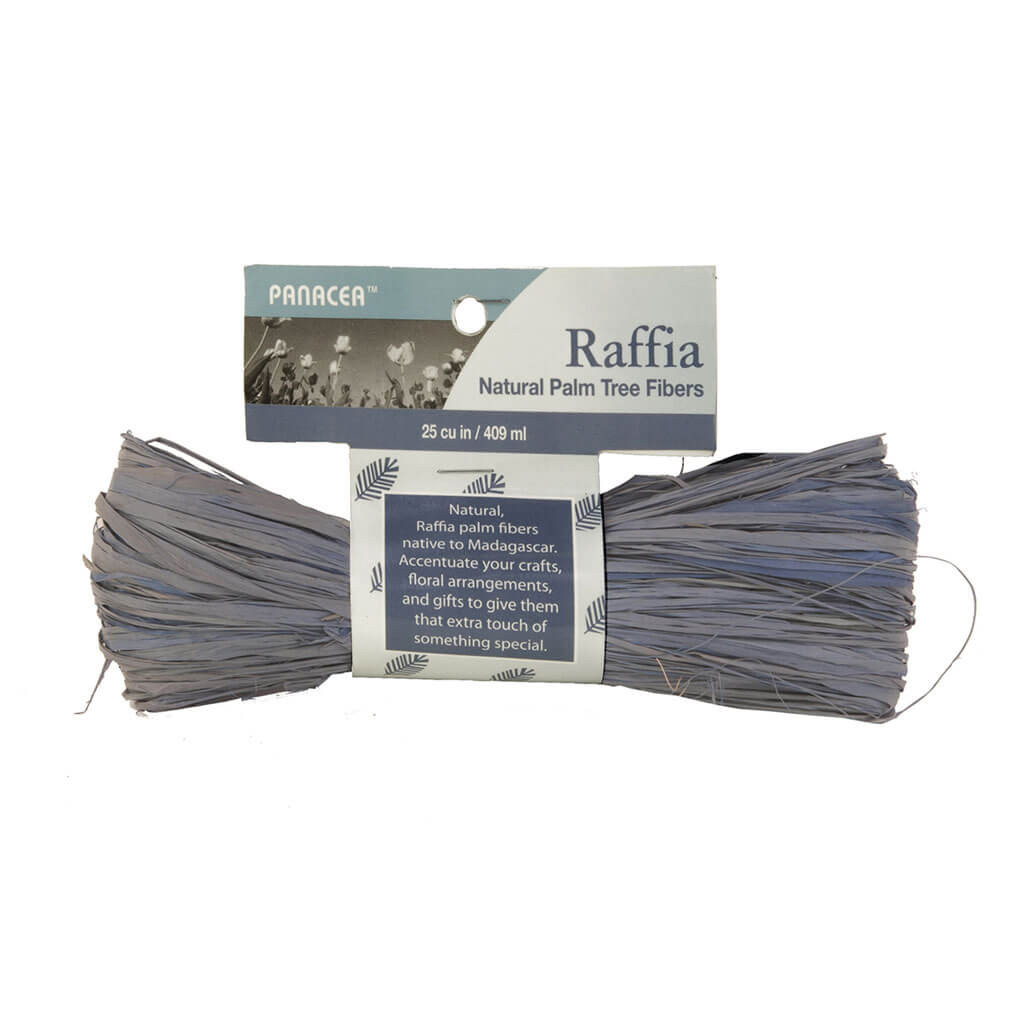 Panacea 25in Blue Raffia Palm Wrap