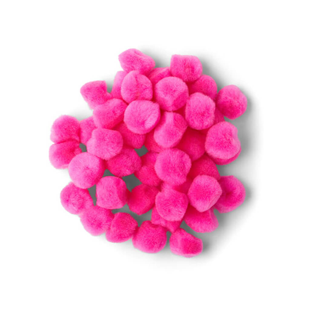 POP! Multicolor Pom Poms 45pk 20mm Pink