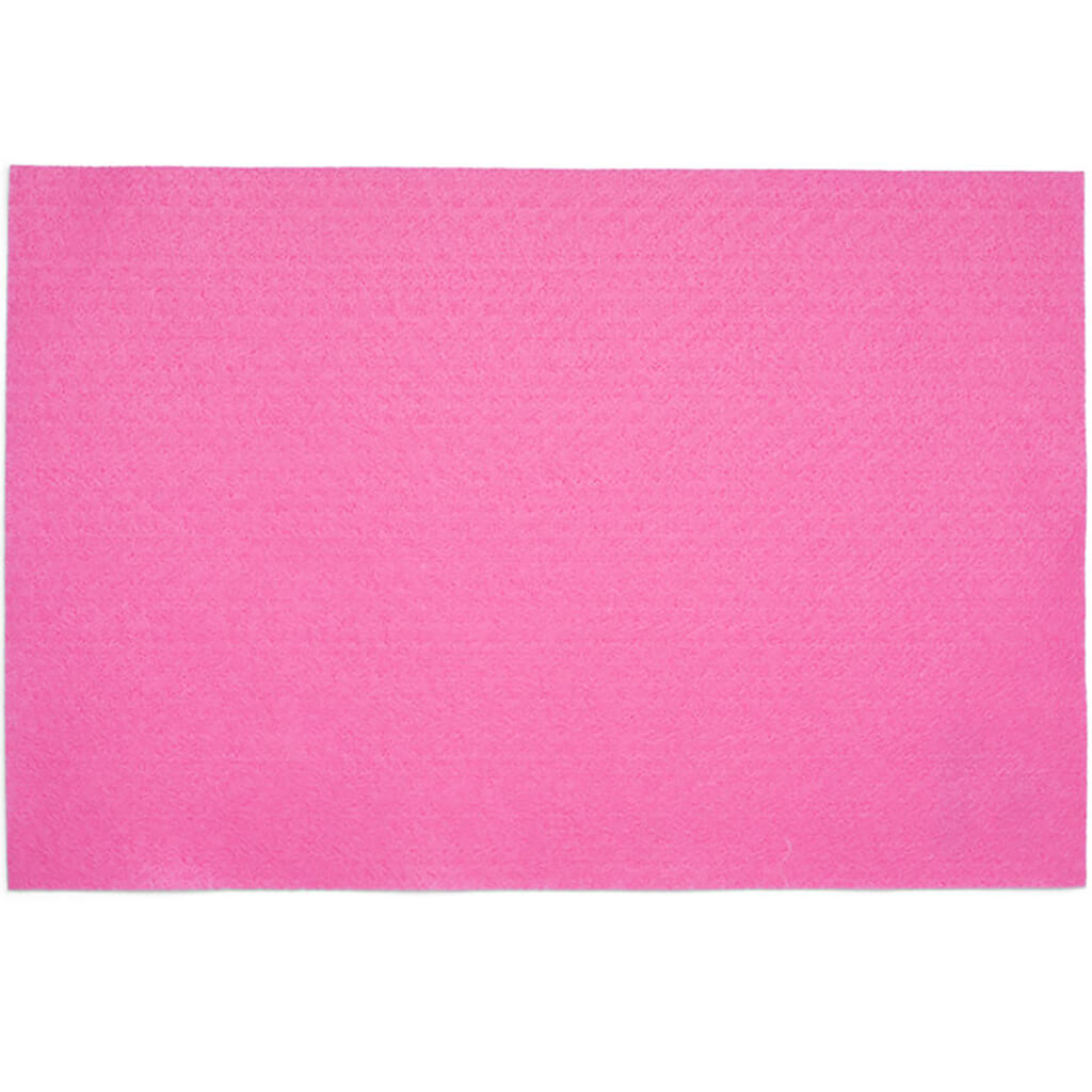 Felt Plus Premium Single Sheet 18in x12in, Candy Pink