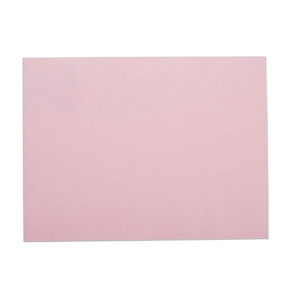 Friendly Stiffened Felt Sheet 9in x 12in,baby-pink