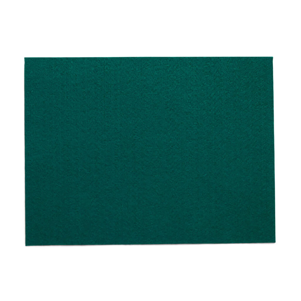 Friendly Stiffened Felt Sheet 9in x 12in, Kelly Green