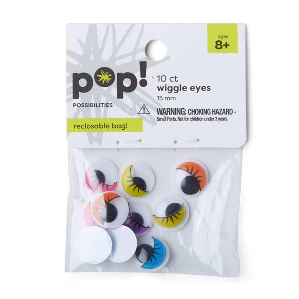 POP! Moveable Eyes Comic with Lashes 15mm