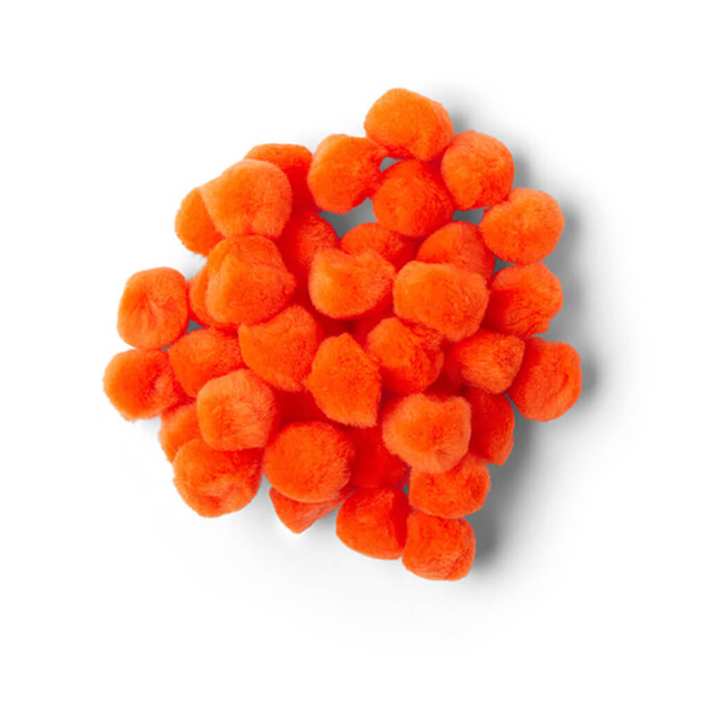 POP! Poms 1in 40pc Orange